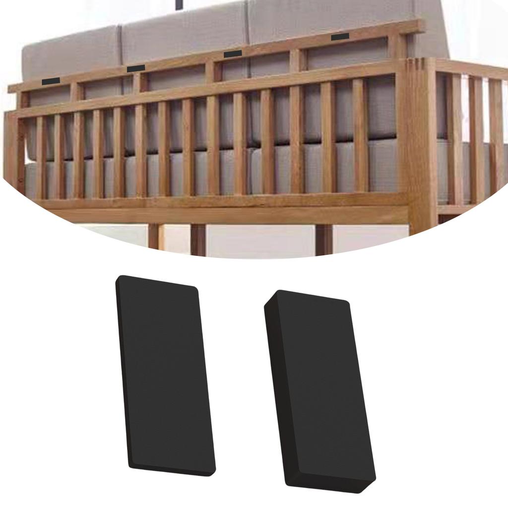 20 Stück Möbelpads Schwarz Kopfteil Puffer Möbel Wandschoner EVA Schaum Kopfteil Stopper Antivibrationspad