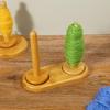 Yarn Holder Embroidery Thread Dispenser Double Bearing Wooden Yarn Holder Stand Storage Craft Tool For Beginners Home Sewing