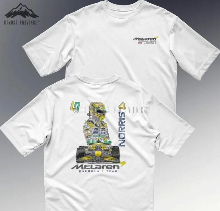 Utmost Province Ландо Норрис 4 Футболка в стиле McLaren F1 Унисекс Футболка XXXL