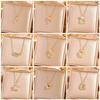 Four Leaf Clover Pendant Necklace For Women Fashionable Zircon Crystal Adjustable Chain Delicate And Versatile Jewelry