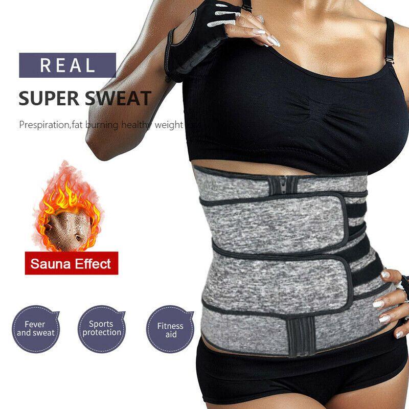 Trainer Waist Women Neoprene Sauna Belt Sweat Body Shaper Tummy Slimmer Control