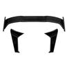 Compatible with Golf 8 MK8: Oettinger Rear Spoiler Winglets, Side Skirts, Rear Diffuser in Glossy Black Carbon Fiber Pattern