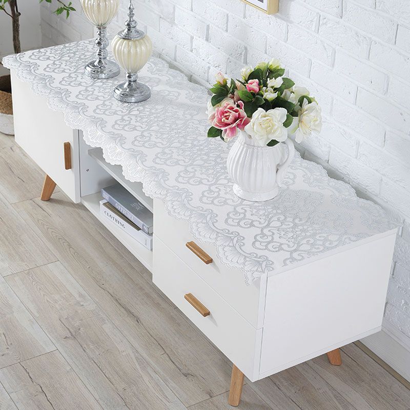 Pvc Tv Cabinet Tablecloth Rectangular Waterproof, Oil-Proof And Anti-Scalding Leave-In Bedside Table Shoe Cabinet Wine Cabinet Cover Cloth