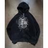 TAP OUT Ecko Vintage Y2K Streetwear Zip Up Hoodie Men Women Oversized Skull Print Hip Hop Casual Pullover Sweatshirt Unisex