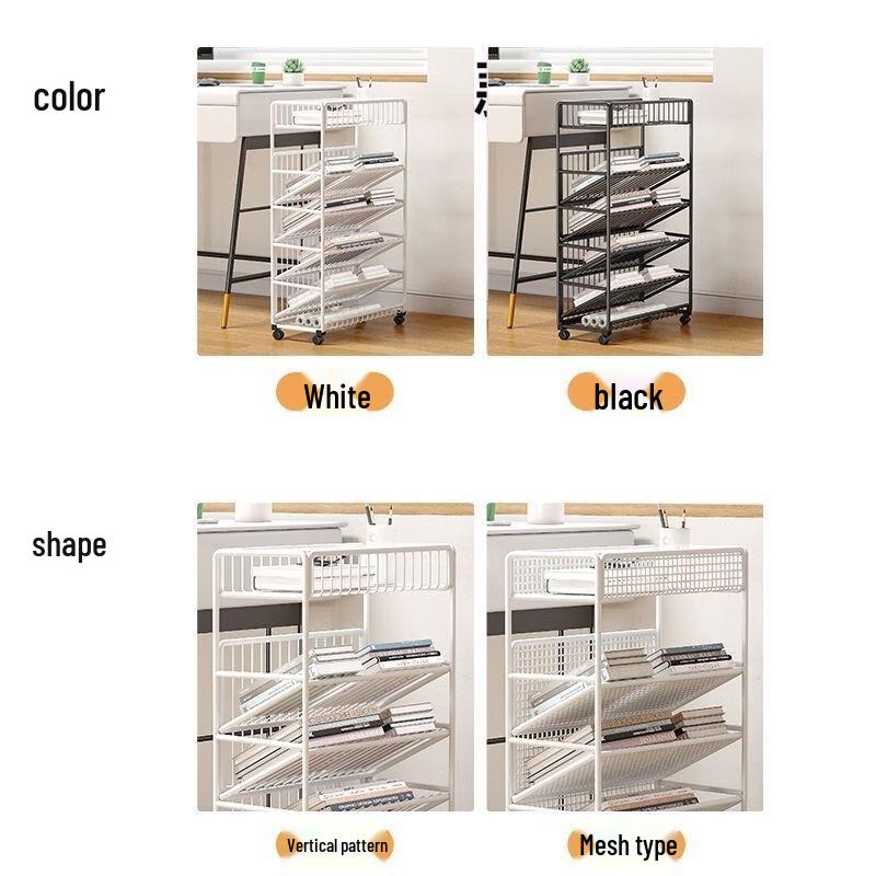 Rolling 2-Tier Storage Cart