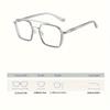 [Fashionable Anti-blue Light Frames] Anti-blue Light Double Bridge Glasses Frame For Men And Women