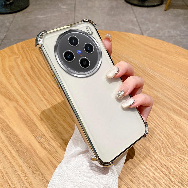 

Для vivo X200 Pro mini Чохол Vivo X200 Pro mini Кришка V2405DA Чохол для телефону М який бампер Ударостійкий Захисний чохол Прозорий гальванізований vivo X200 Pro mini