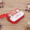 Christmas Coin Purse Rectangle Santa Pattern Wallet Festive Gift Bag for  New Year Christmas Decorations