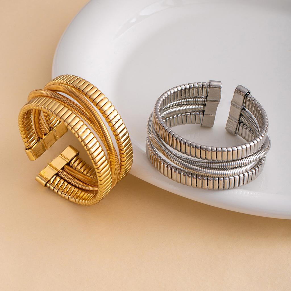 Hip Hop Retro Cold Wind Bracelet High Sense Light Luxury Line Winding Bracelet Personality Niche Design Jewelry