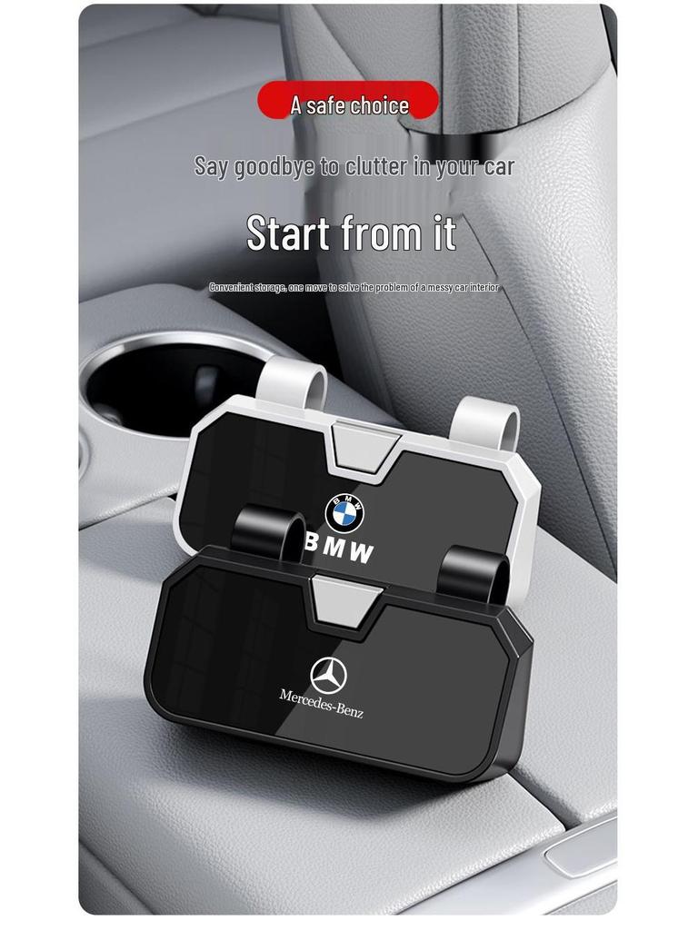 Étui à lunettes de soleil pour voiture: Boîte de rangement multifonctionnelle pour intérieur Volkswagen, Honda, Mercedes-Benz