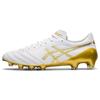 DS Light X-Fly 4 Artificial Turf AG (Rubber Short Studs) Artificial Leather Soccer Shoes Men Soccer Shoes White Platinum 1101A006-122