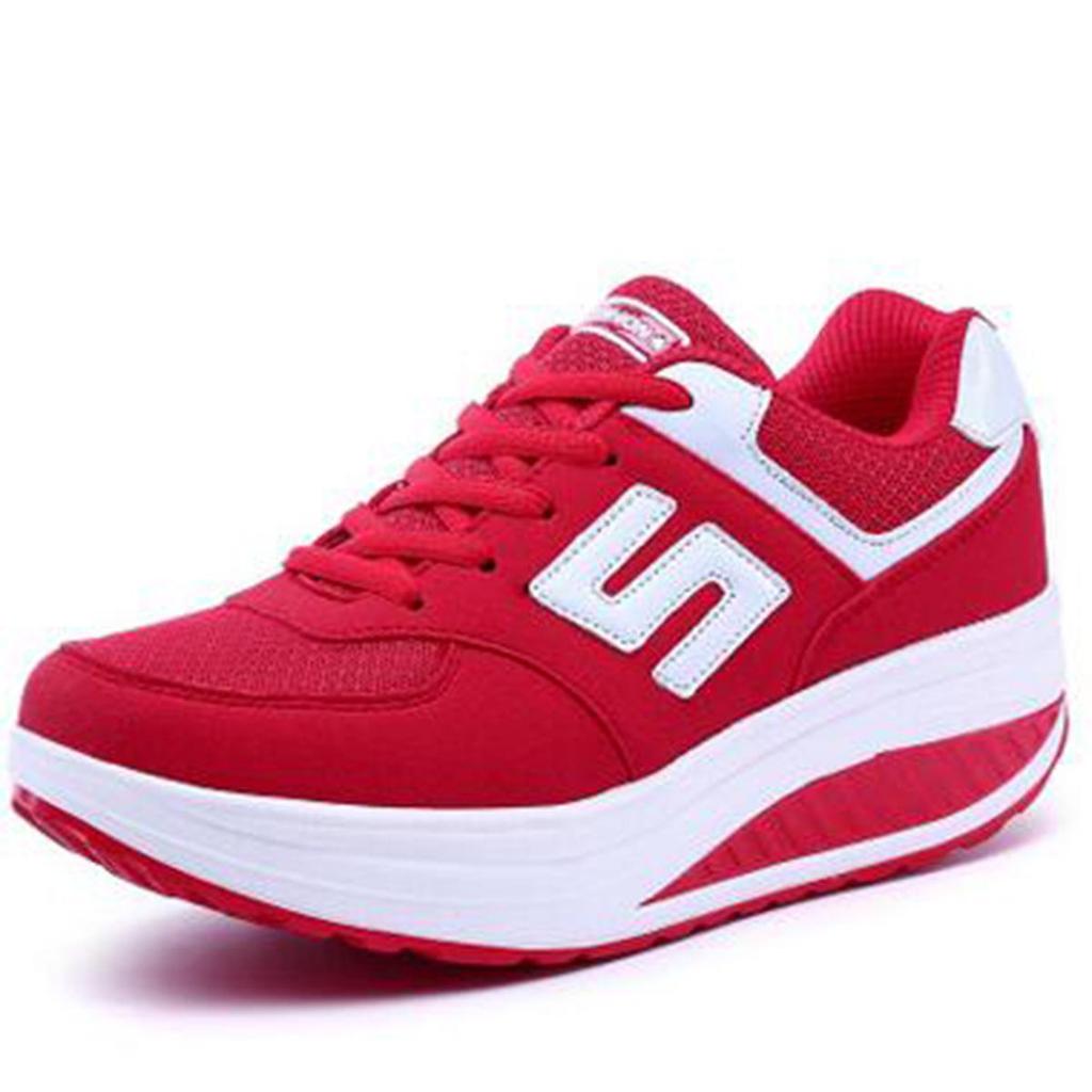 Women's Leather Breathable Low-Top Sneakers - Spring/Autumn Fashion Casual Lace-Up Shoes