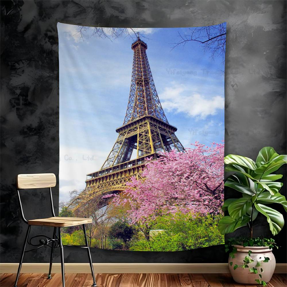 Eiffel Tower Hanging Bohemian Tapestry Cheap Hippie Wall Hanging Bohemian Wall Tapestries Mandala Wall Hanging Home Decor
