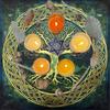 Tree Pattern Astrology Tablecloth Altars Cloth Square Divinations Card Table Cloth Witchcrafts Deck Cloth Enduring