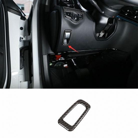 Real Carbon Fiber Brake Handle Handbrake Cover Trim For Benz C-Class 2015-