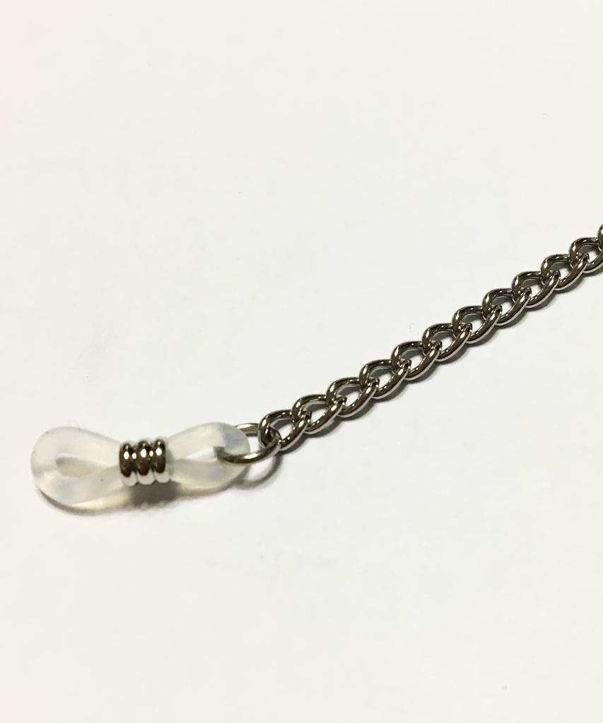 Segseuto [Surgical Steel][Eyeglass Chain] W-Type 001 Silver