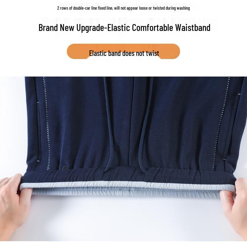 Women's Autumn 2025 Dark Blue High-Waisted Floor-Length Wide-Leg Trousers: Slimming Drape Style, Casual Fit (Model 23276)