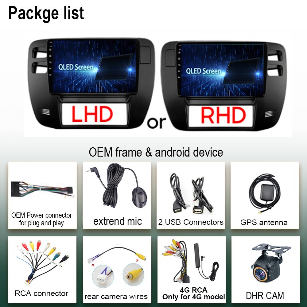 For Nissan Patrol 1997-2005 Android 14 LHD RHD Touch QLED Screen Radio Video DVD GPS GPS Bluetooth WIFI DSP 4G Carplay Stereo BT