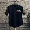 Camiseta de manga corta para hombre, estilo hip-hop, cuello redondo, estampado de grafiti, camiseta interior