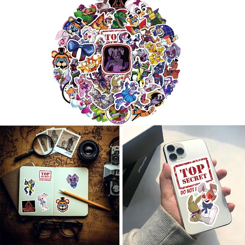 Nights Five 50pcs At Freddys Fnaf Security Breach Horror Games Decor Stickers