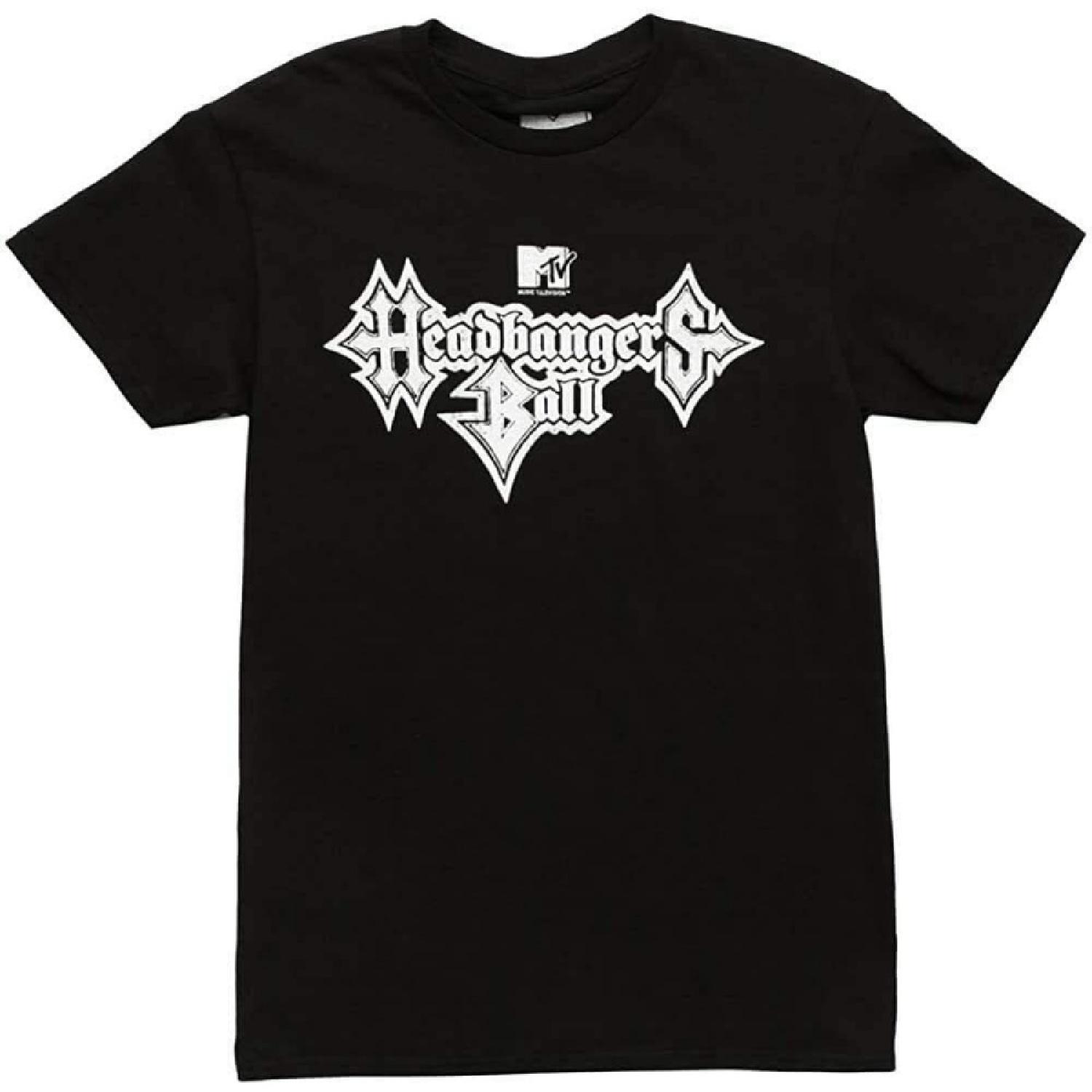 

Mpxlsii Headbangers Ball Logo t Funny Cotton Tee Vintage Gift for Men Women T-Shirt Short-Sleeved Shirt Top T Shirt XXXXXL чорний