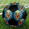 1PC Villarreal football size 5 soccer ball PrahaIndoor Soccer Ball Colorful All Ages Machine Stitched PVC Competition Ready Durable High-Bounce