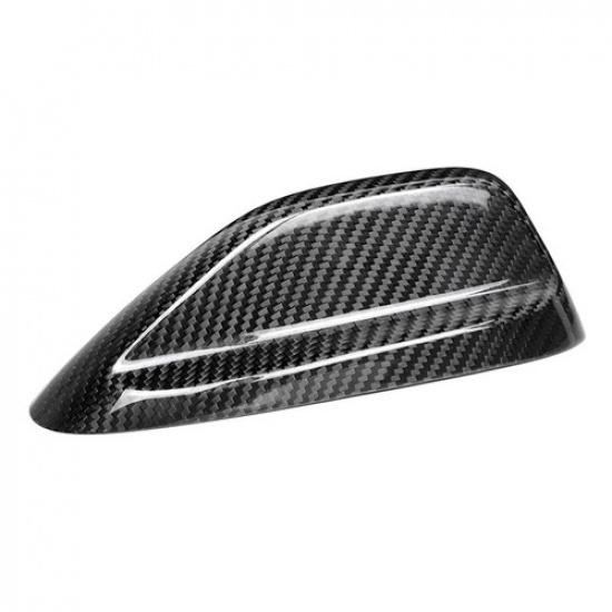 Bright Carbon Fiber Car Roof Antenna Sticker Decor For Dodge Ram Durango 18-24