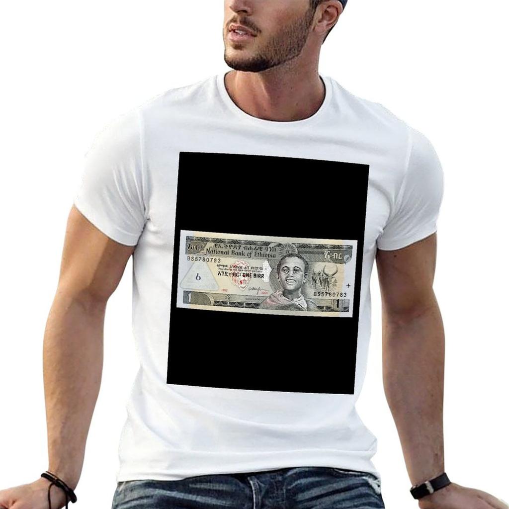 Ethiopian One Birr Tshirt Anime T Shirts Oversize T Shirts For Unisex Cotton Soft Unisex T Shirt Graphic Tshirt