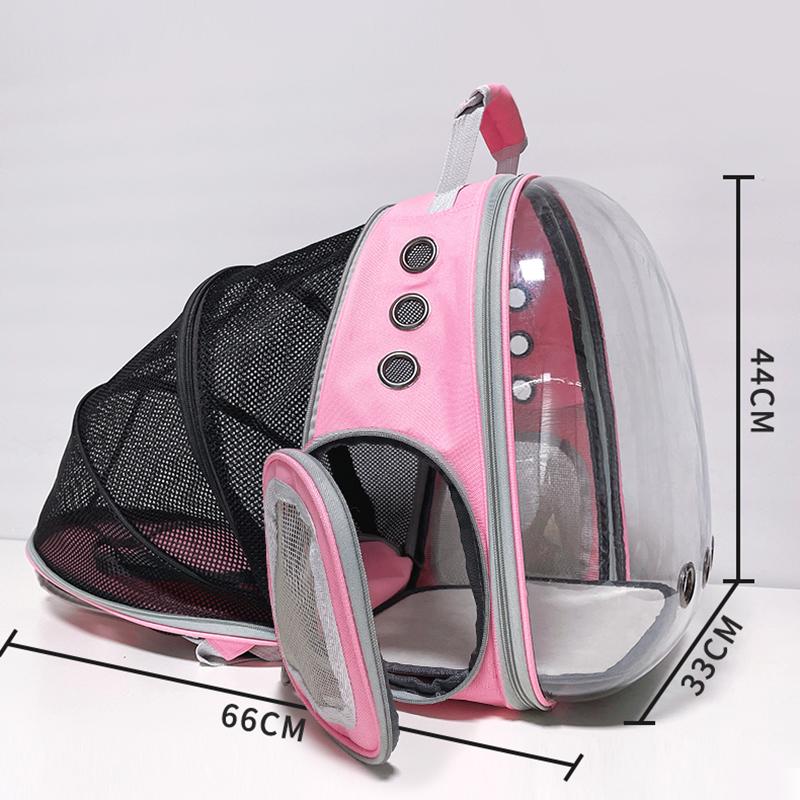 

Upgrade Puppy Cat Carring Backpack Outdoor Travel Pet Carrier for Small Cats Dogs Scalable Mascotas Supplies mochila para gato M-below 6kg жёлтый