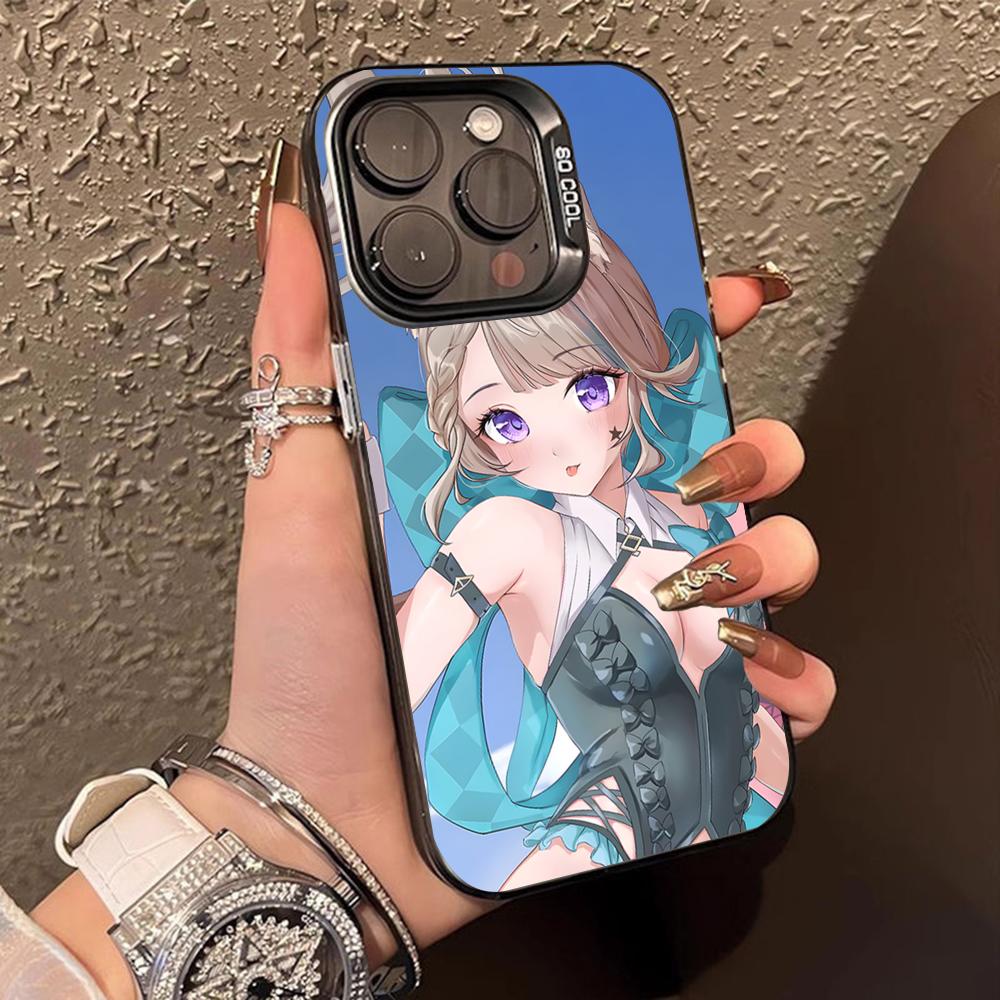Spiel GI Lynette Transparente Handyhülle für iPhone 17 16 15 14 13 12 11 X XR XS 8 7 Air Pro Max Plus Bunte Hülle