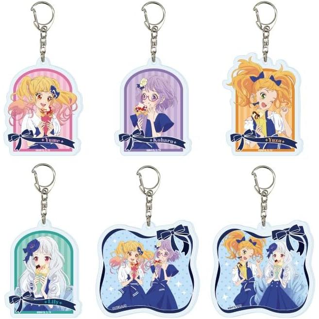 Aikatsu Stars! Acrylic Keyholder Complete Set - Box of 6