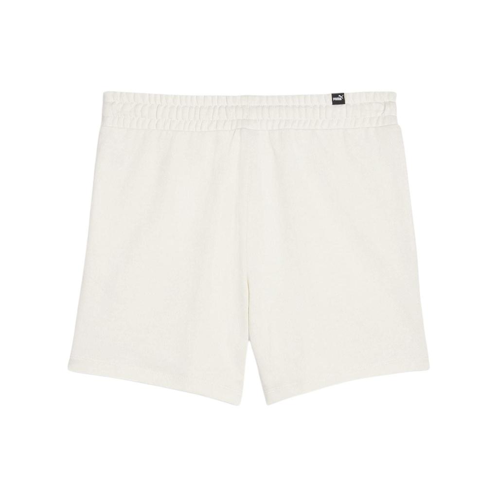 Puma Better Essentials Logo Comfortable Elastic Solid Color Casual Shorts Women shorts White 680974-99