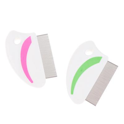 Pet Flea Straight Combs Remove Lice Dense Stainless Steel Needle Comb For Dogs