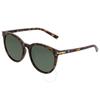Sixty One Unisex Tortoise Square Sunglasses Sixs108to