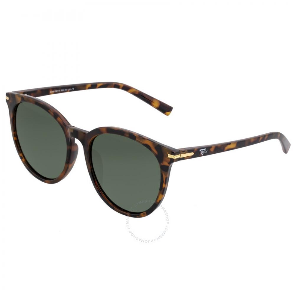 Sixty One Unisex Tortoise Square Sunglasses Sixs108to