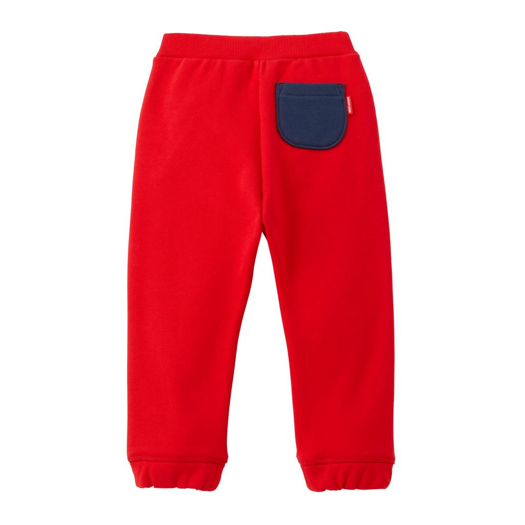 MIKIHOUSE Web Limited Logo Pants, Kids Baby Boys Girls, Size 130cm, Red, Model 10-3219-680