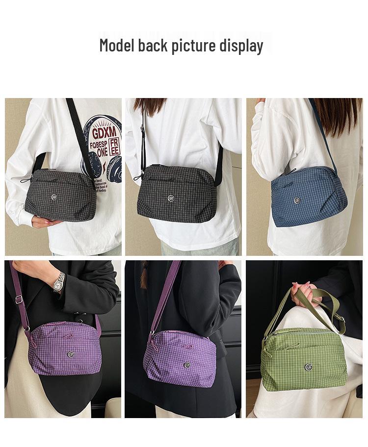 Women's Plaid Lightweight Crossbody Bag - Stylish Small Phone & Shoulder Bag