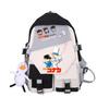 3 Piece School Backpack Set for Students Large Capacity Oxford Cloth Schoolbag with Shoulder Strap and Pencil Case