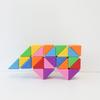 Bellbaby Magic Cube Magnetic Blocks - 32pcs Triangle Rainbow Set