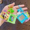 Luminous Tv Keychain Pendant Cartoon Couple Bag Keychain Pendant Small Gift