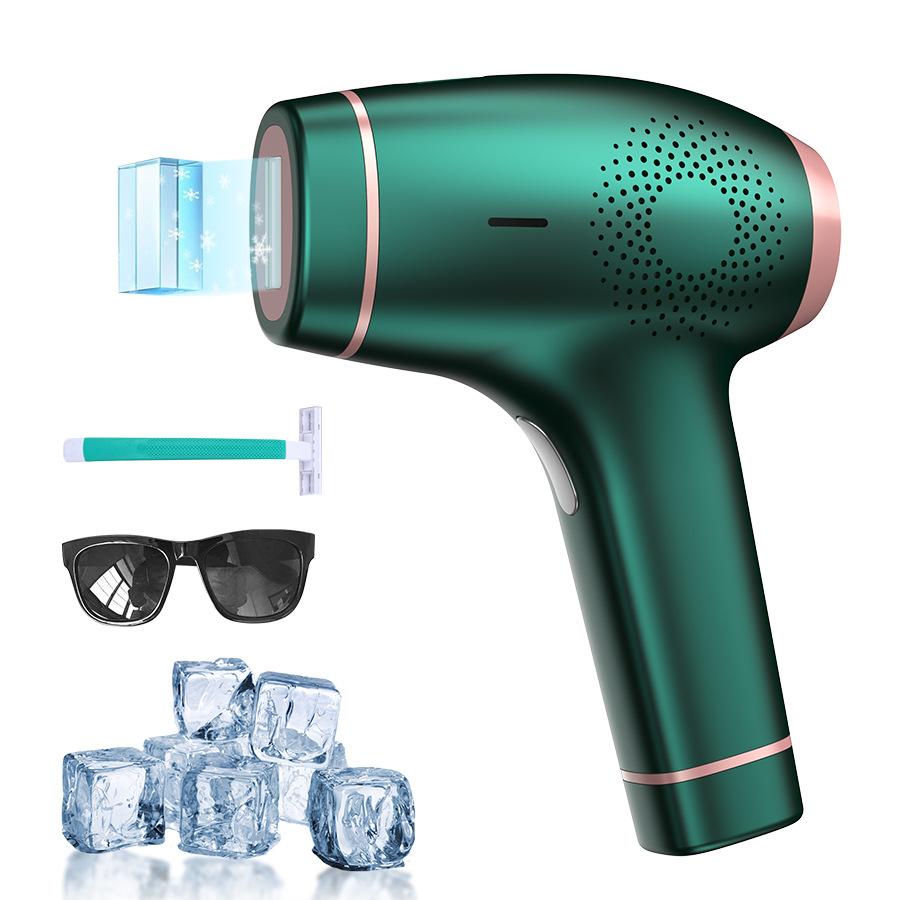 Freezing Point Hair Removal Instrument IPL Sapphire Painless Household Lip Hair Underarm Whole Body Hair Removal Machine for Men and Women