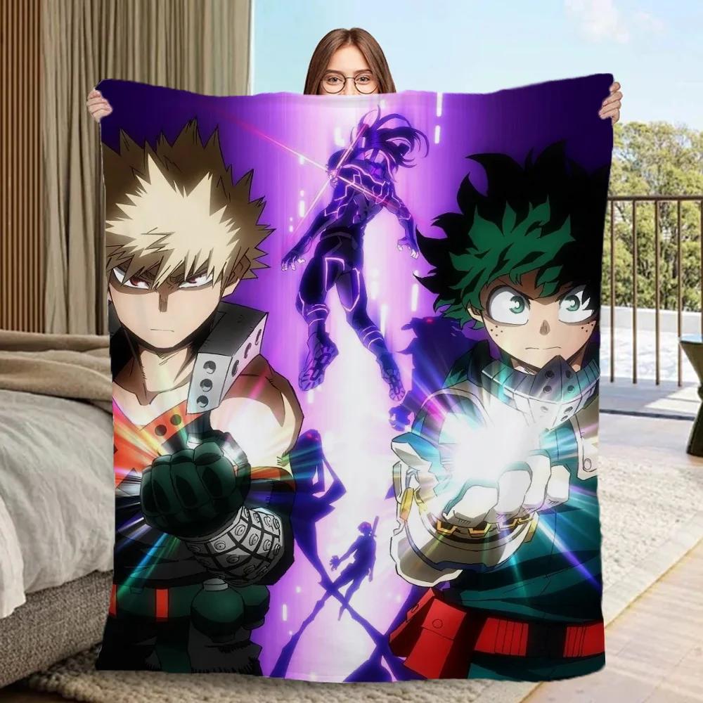 Luxury Blankets & Throws My Hero Academia Fluffy Plaid Funny Blanket Bed Blanket 150cm X 200cm Blankets Sofa Decoration Cobija
