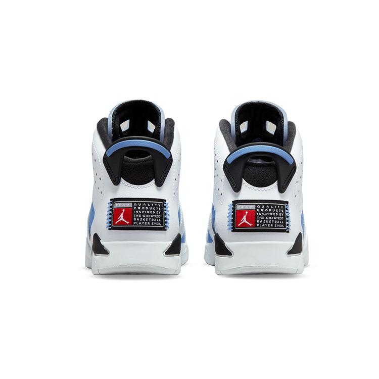 New Jordan 6 Retro UNC White PS DV3605-410