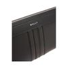 Bally Mythos Palladium Metal Zipper Recycled Cowhide Wallet Men Wallet Black 6308493