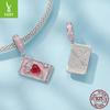S925 Silver Queen Tarot Pendant, Wind Personality Diy Bracelet Beaded Accessories