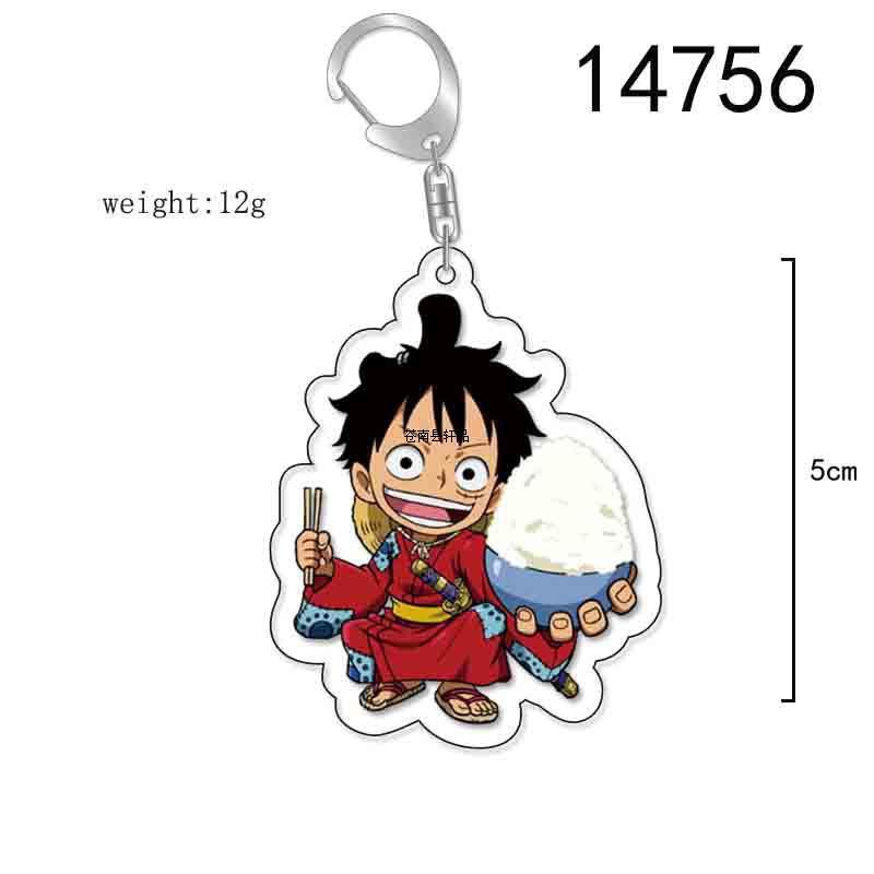 Anime/Cartoon One Piece Keychain/Acrylic Keychain - Luffy, Zoro Acrylic Keychain/Cartoon Keychain Gift