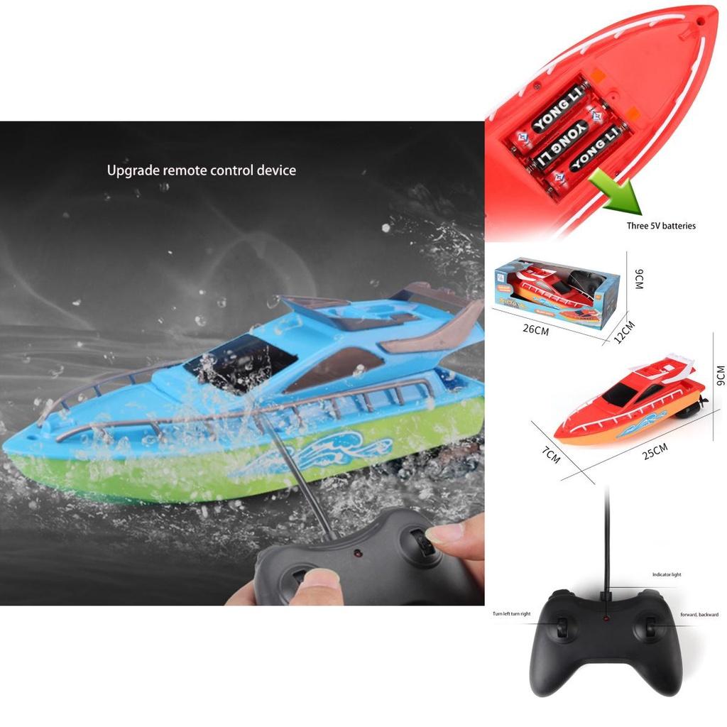 High-speed Wireless Remote Control Speedboat Water Boat Toy Children's Gift For Intellectual Development And Hand-eye Coordination