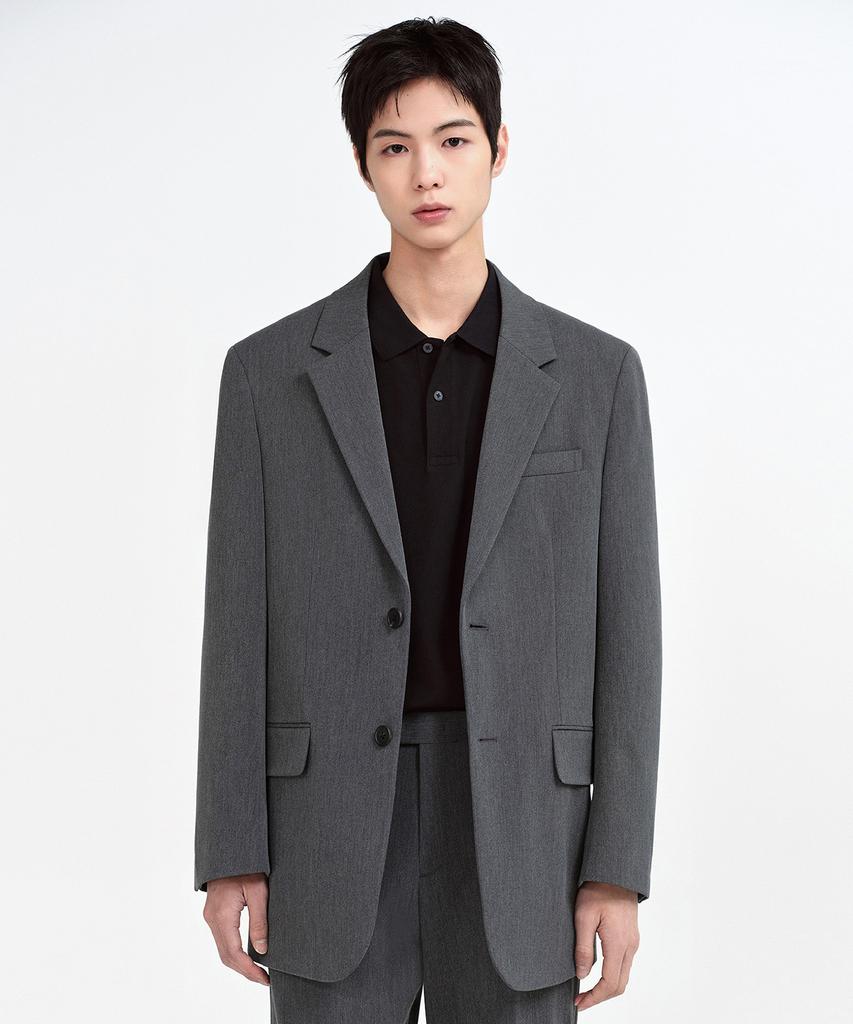Musinsa Standard Oversized Blazer [Medium Grey]