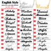 Personalized Arabic Necklace for Women Men Custom Arabic Stainless Steel Pendant Jewelry Necklace Box Chain Gift