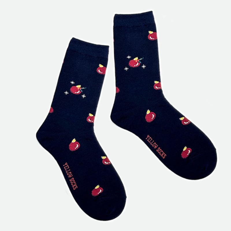 YELLOWSOCKS MERRY ORNAMENT NAVY